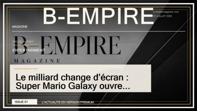 Le milliard change d’écran : Super Mario Galaxy ouvre une nouvelle bataille mondiale