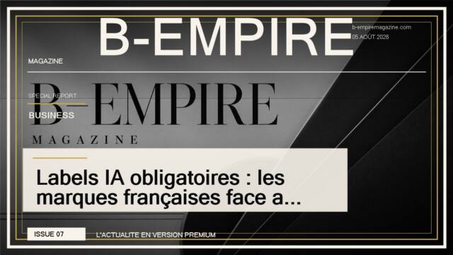 Labels IA obligatoires : les marques françaises face au nouveau risque