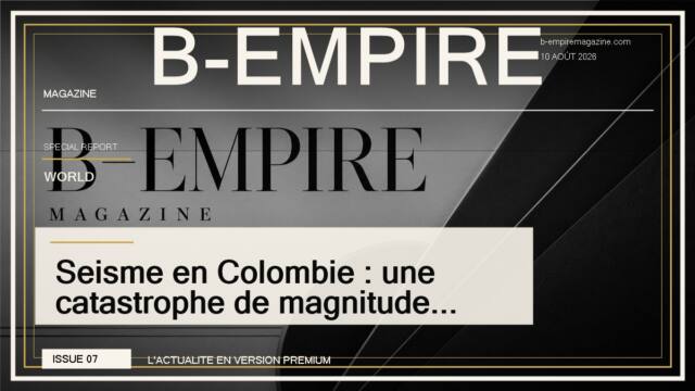 Seisme en Colombie : une catastrophe de magnitude 7,4 frappe le coeur du pays