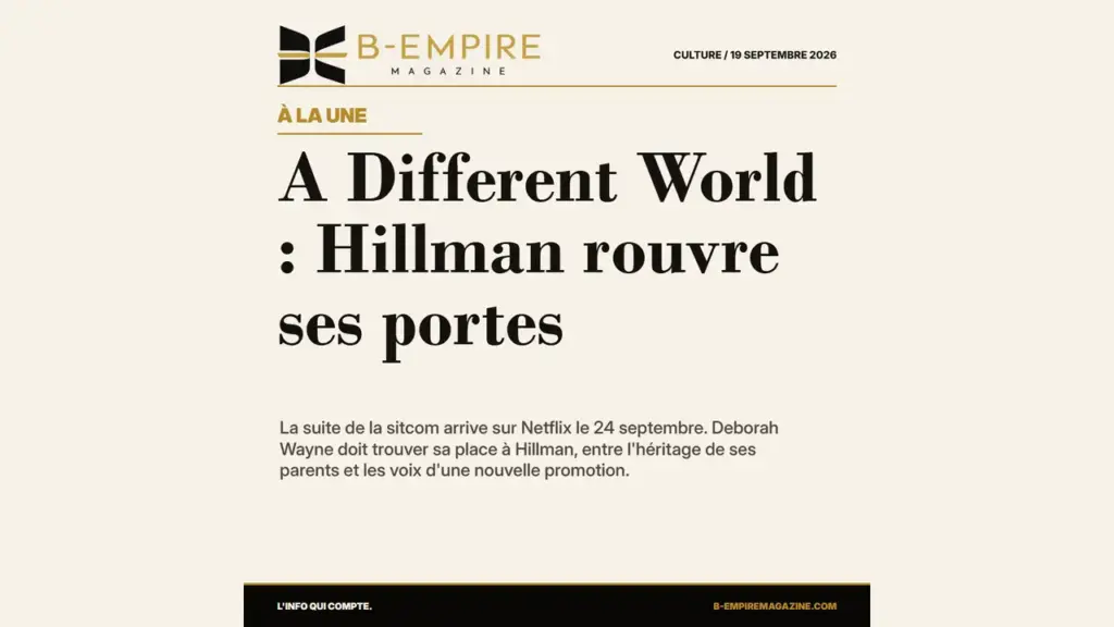 A Different World : Hillman rouvre ses portes