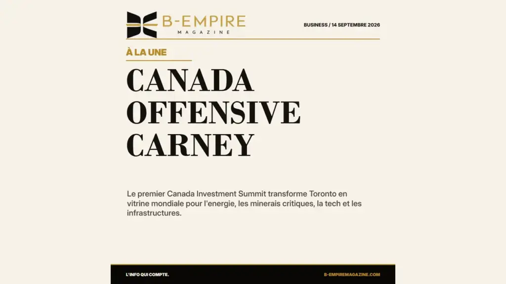 Carney vend le Canada aux investisseurs : la confiance devient un actif strategique