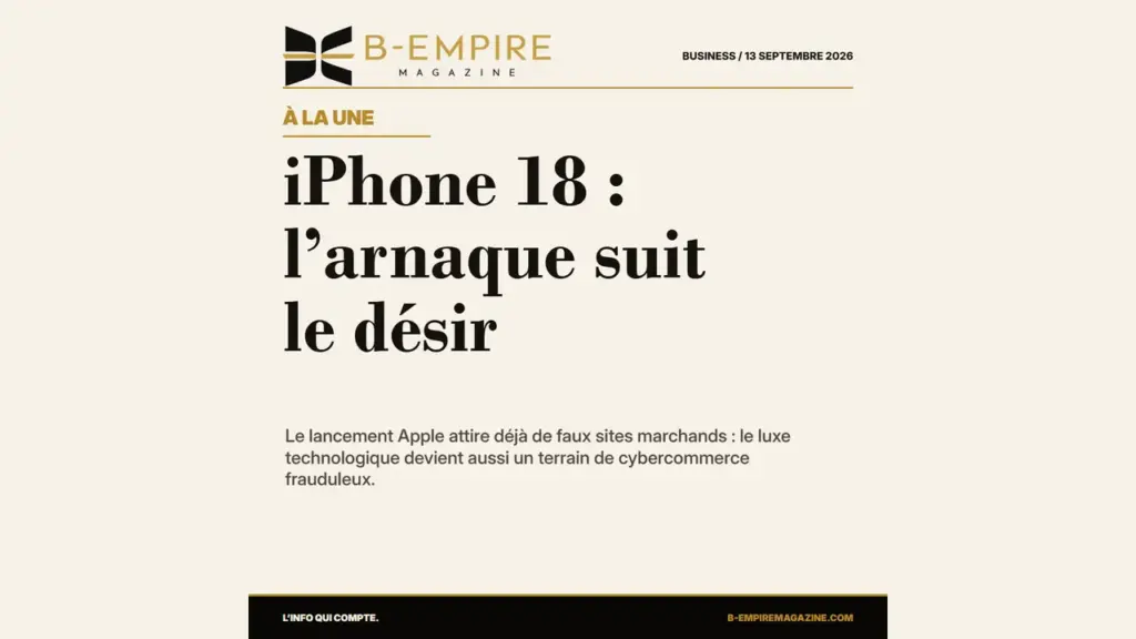 iPhone 18 : les fausses offres transforment le désir tech en piège numérique