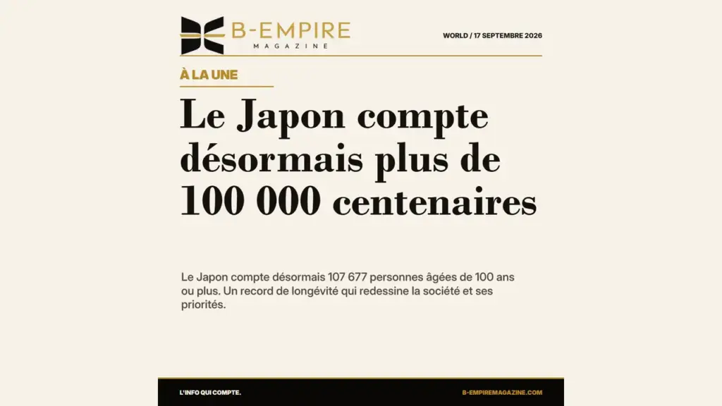 Le Japon compte désormais plus de 100 000 centenaires