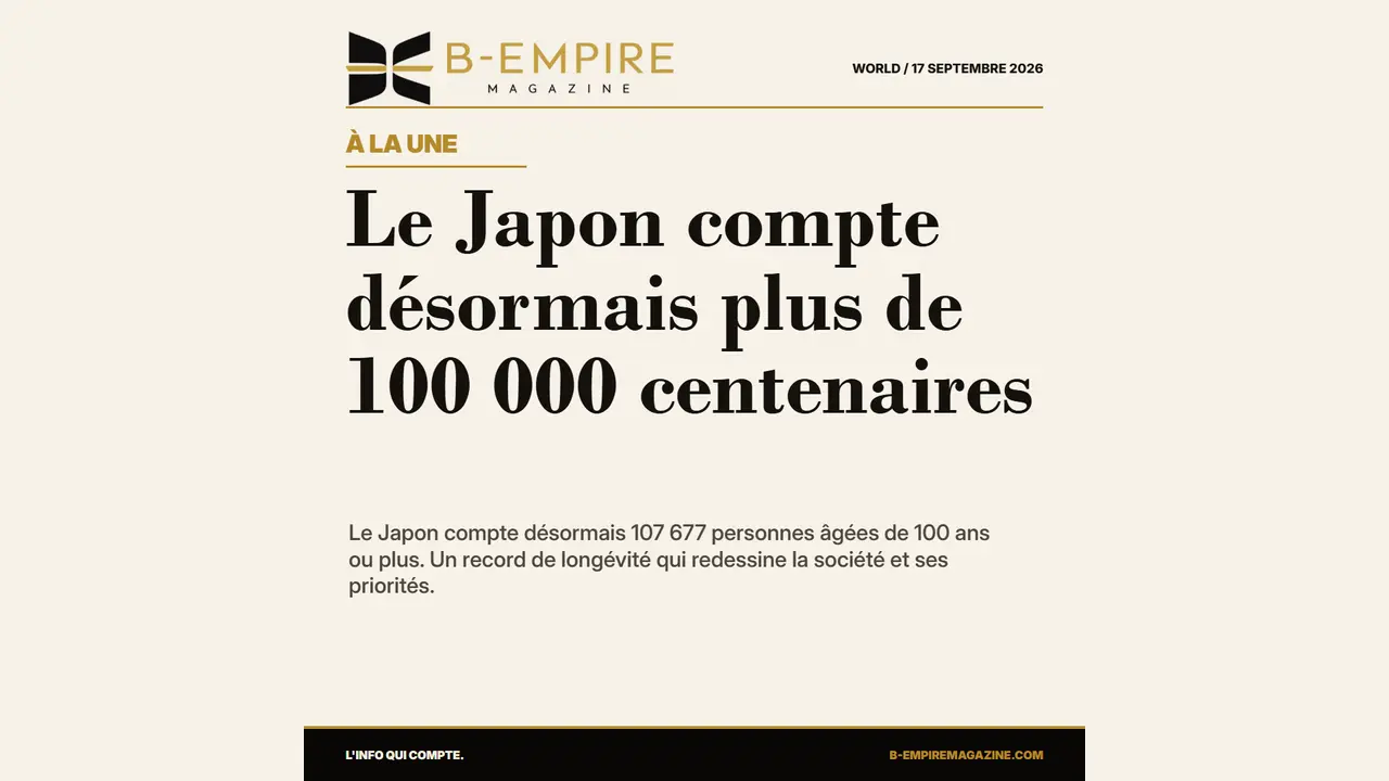 Le Japon compte désormais plus de 100 000 centenaires
