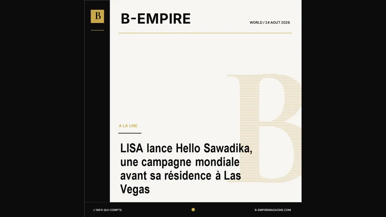 LISA lance Hello Sawadika, une campagne mondiale avant sa résidence à Las Vegas