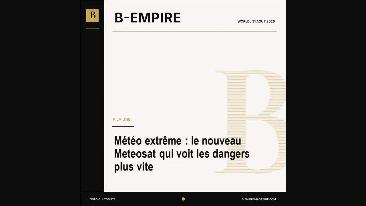 Météo extrême : le nouveau Meteosat qui voit les dangers plus vite