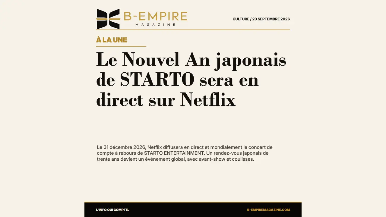 Netflix ouvre le concert du Nouvel An de STARTO au monde entier