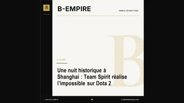 Une nuit historique à Shanghai : Team Spirit réalise l’impossible sur Dota 2